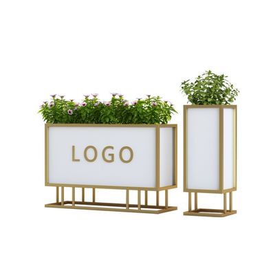 Customized Square Metal Plant Pots Outdoor Steel Rectangular Planters