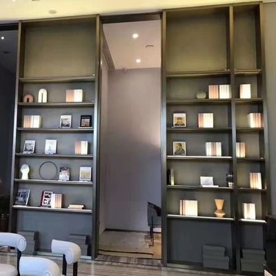 Wall Mounted Metal Decor Shelf Stainless Open Shelving Room Divider