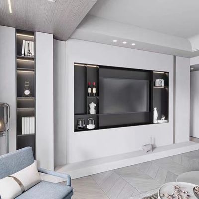 Television TV Wall Niche Metal Decor Shelf Customized Color