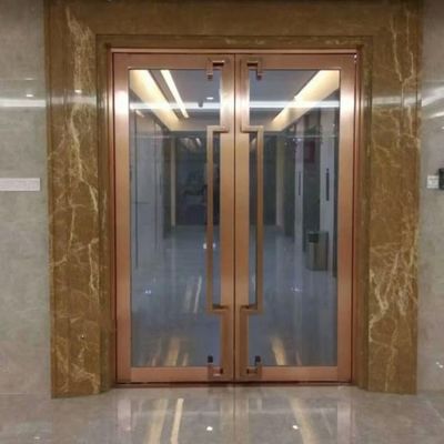 Waterproof Decorative Entry Door Stainless Steel With Hardware And Handle