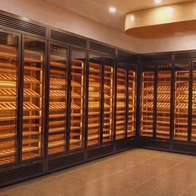 Modern Living Room Metal Wine Cabinet Stainless Steel With Glass