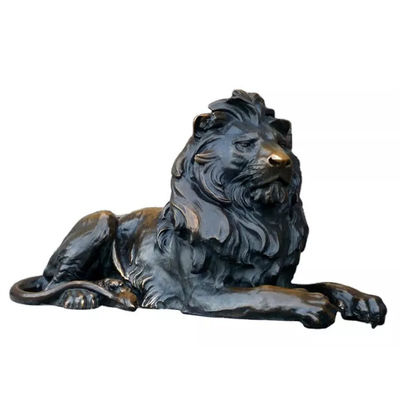 Lion Statue Life Size Bronze de cobre Lion Statues Outdoor
