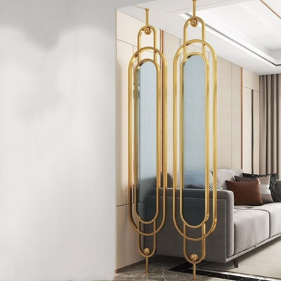 Gebrandschilderd glaszaal Decoratieve de Metaalbewerkings Hangende Verdeling van het Verdelerscherm