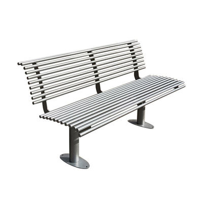 Eletroplating Outdoor Metal Bench With Backs Cast Aluminum Garden Bench