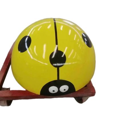 Modern Garden Giant Ladybug Statues Contemporary Art Metal Insect Sculpture