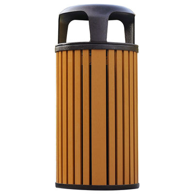 Waste Bin Manufacturer Outdoor Round Stainless Steel Trash Can